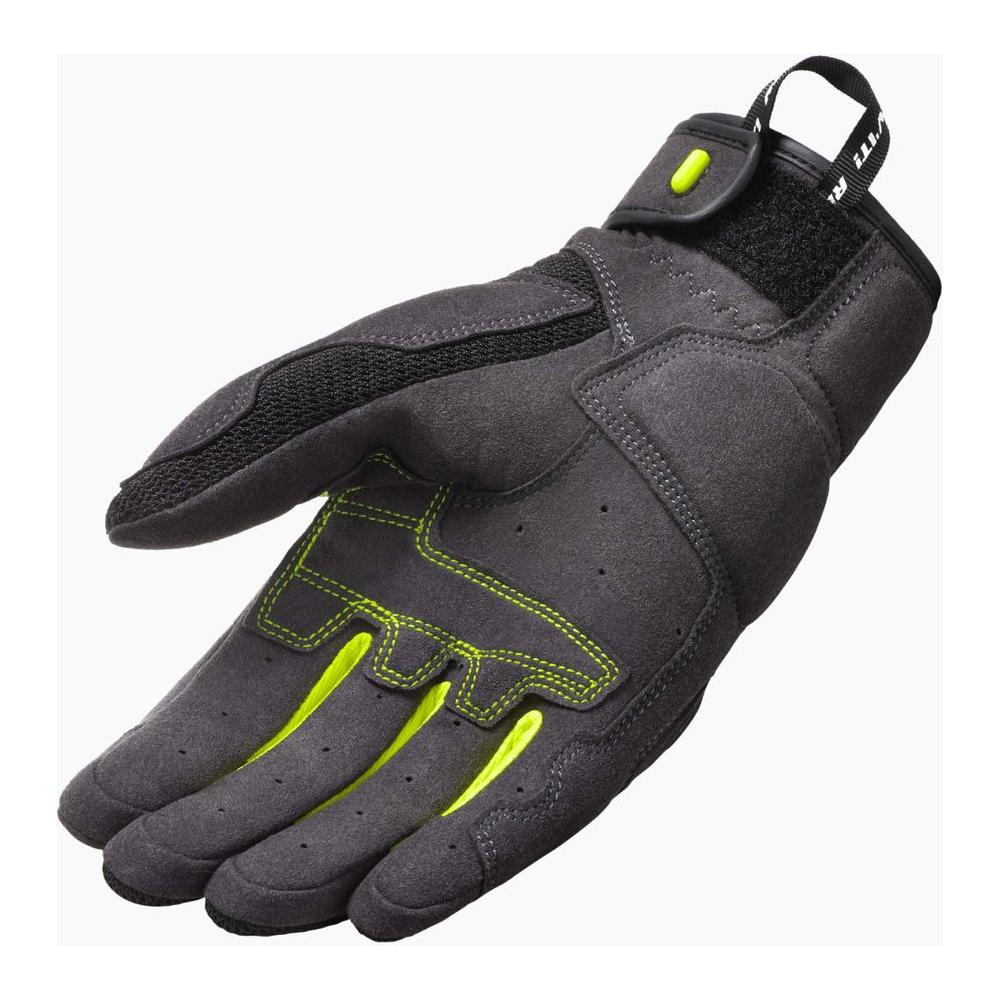 Rev'it! Volcano Mesh Textile Gloves Black / Neon Yellow