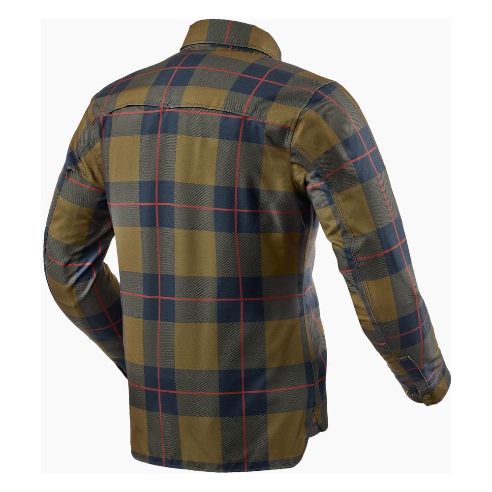 Rev'it! Bison 2 H2O Overshirt Ocher Yellow FREE 1 YEAR Returns, FREE UK Delivery | ThrottleChimp