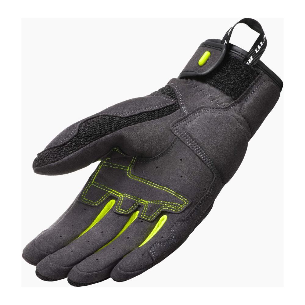 Rev'it! Volcano Ladies Mesh Textile Gloves Black / Neon Yellow