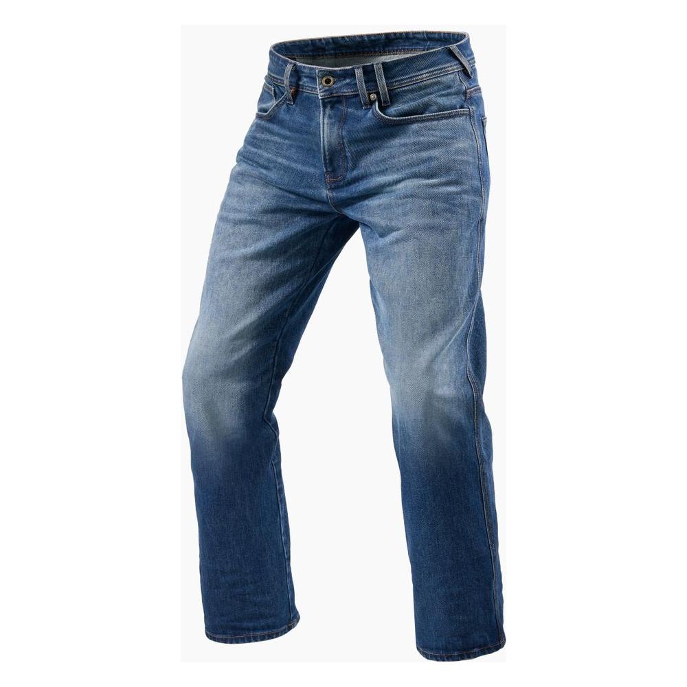 Rev'it! Philly 3 Loose Fit Denim Jeans Medium Blue Used FREE 1 YEAR Returns, FREE UK Delivery | ThrottleChimp