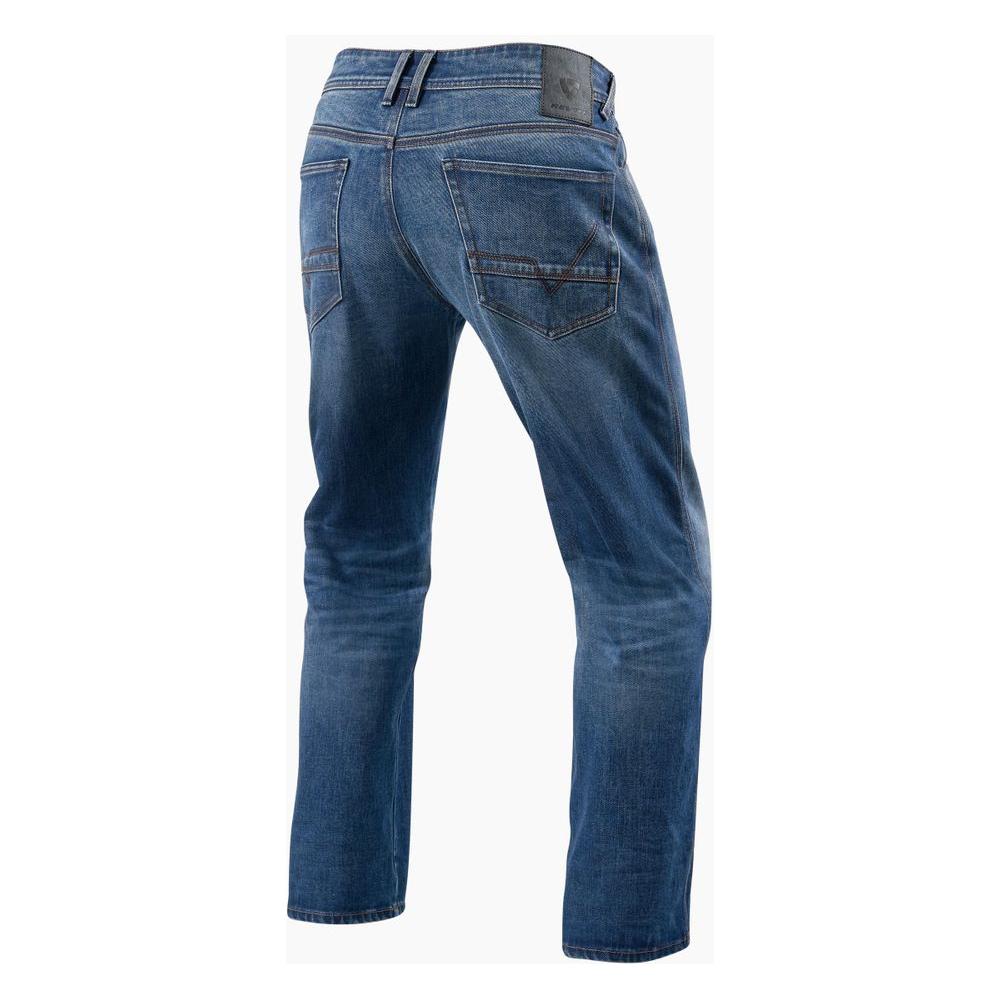 Rev'it! Philly 3 Loose Fit Denim Jeans Medium Blue Used FREE 1 YEAR Returns, FREE UK Delivery | ThrottleChimp