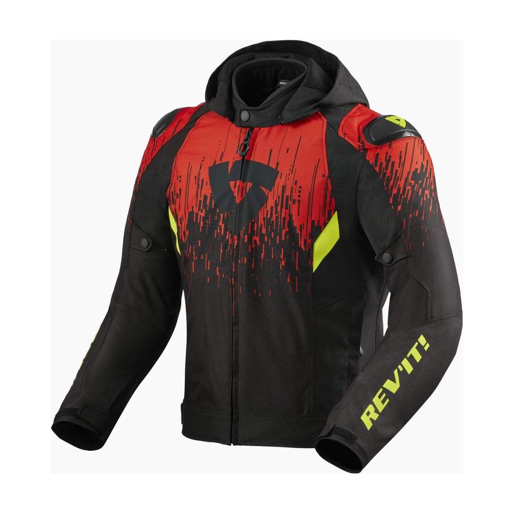 Rev'it! Quantum 2 H2O Textile Jacket Black / Red