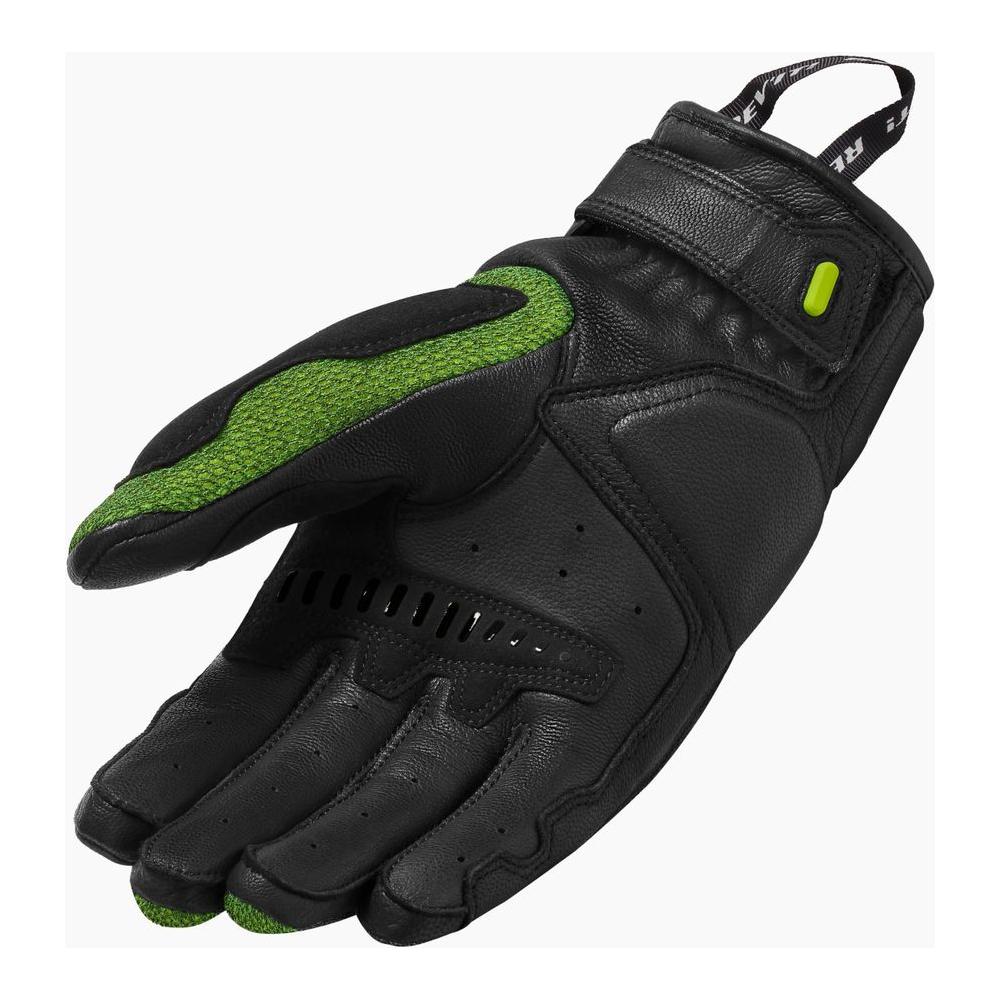 Rev'it! Duty Mesh Leather Gloves Black / Neon Yellow