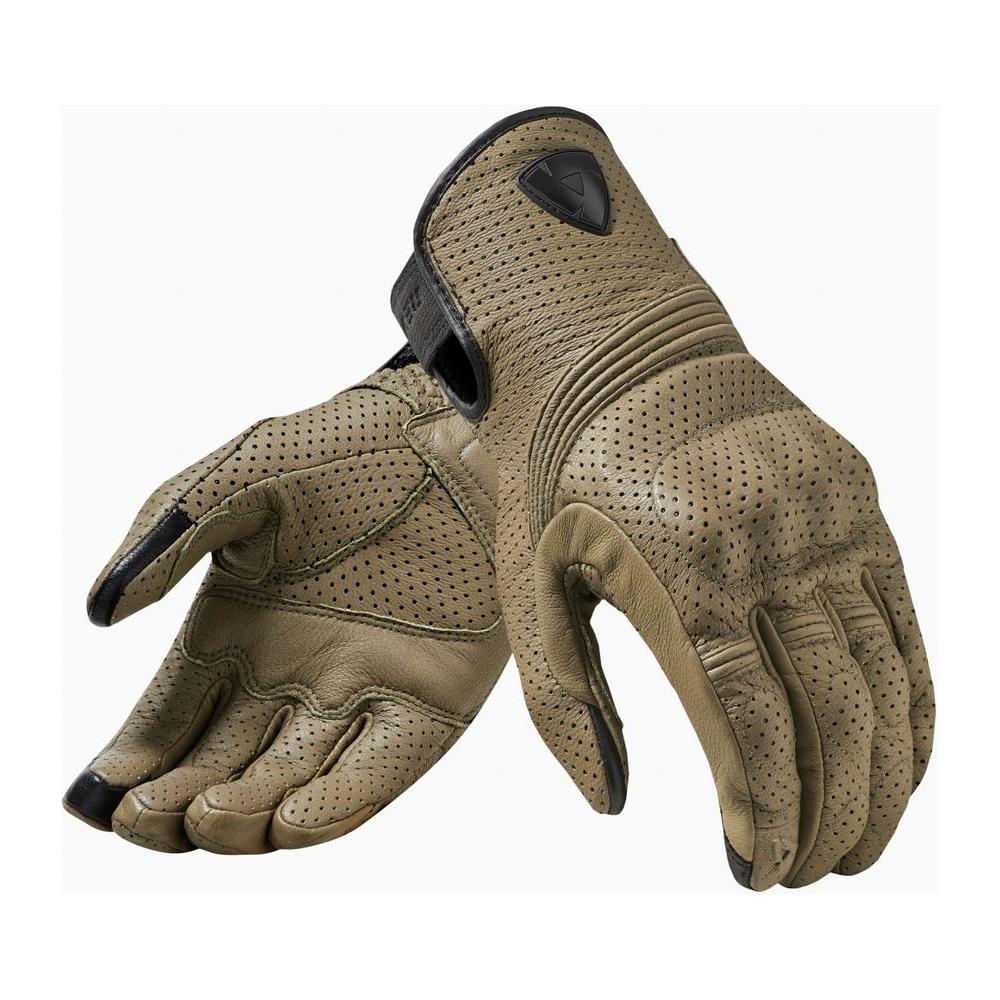 Rev'it! Avion 3 Perforated Leather Gloves Olive Green