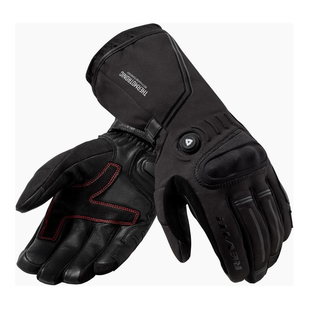 Rev'it! Liberty H2O Heated Textile Gloves Black FREE 1 YEAR Returns, FREE UK Delivery | ThrottleChimp