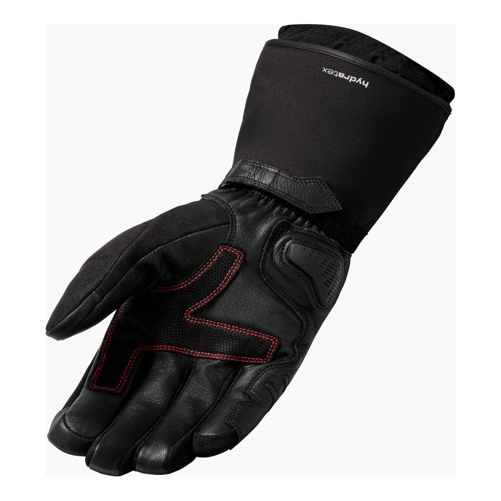 Rev'it! Liberty H2O Heated Textile Gloves Black FREE 1 YEAR Returns, FREE UK Delivery | ThrottleChimp