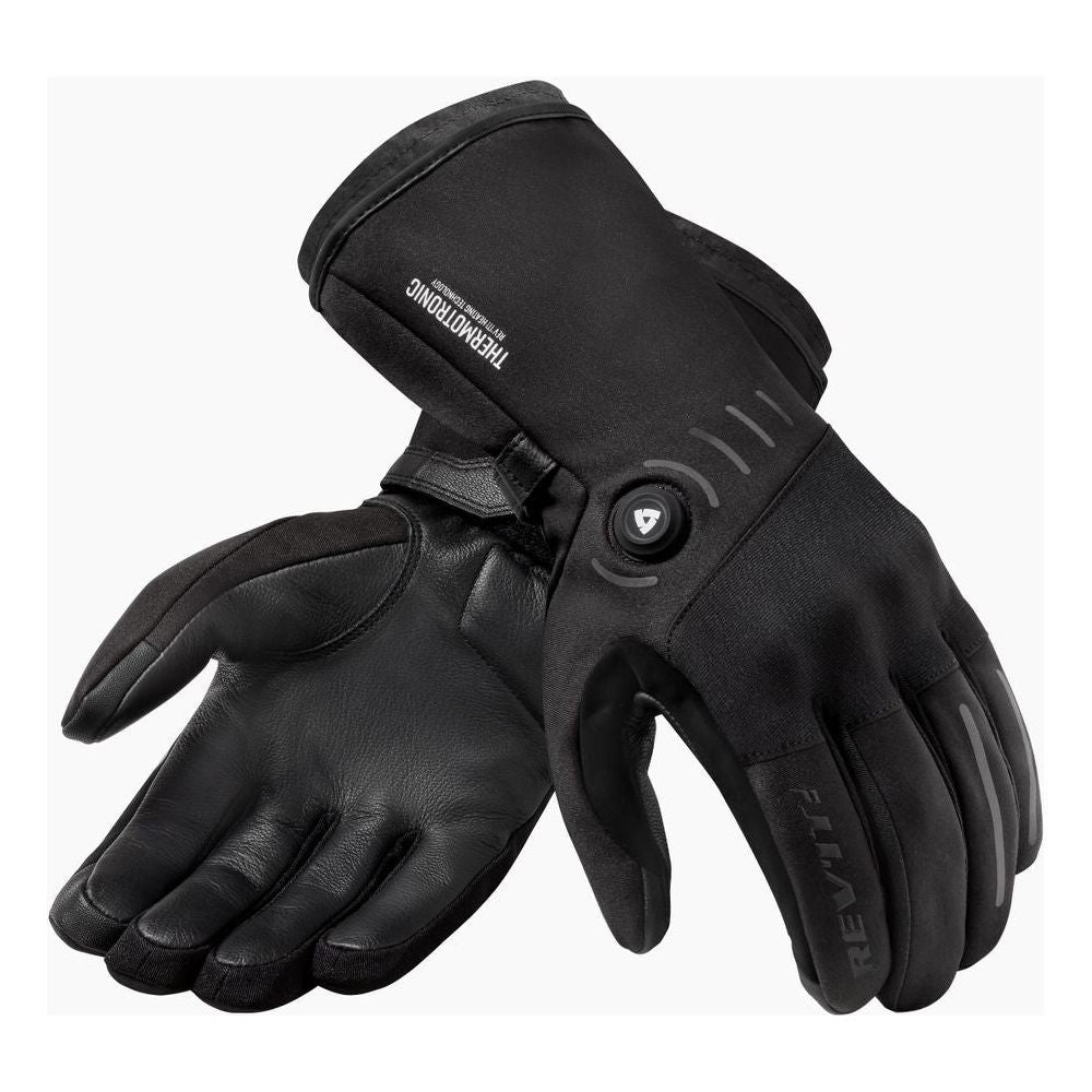 Rev'it! Freedom H2O Heated Textile Gloves Black FREE 1 YEAR Returns, FREE UK Delivery | ThrottleChimp