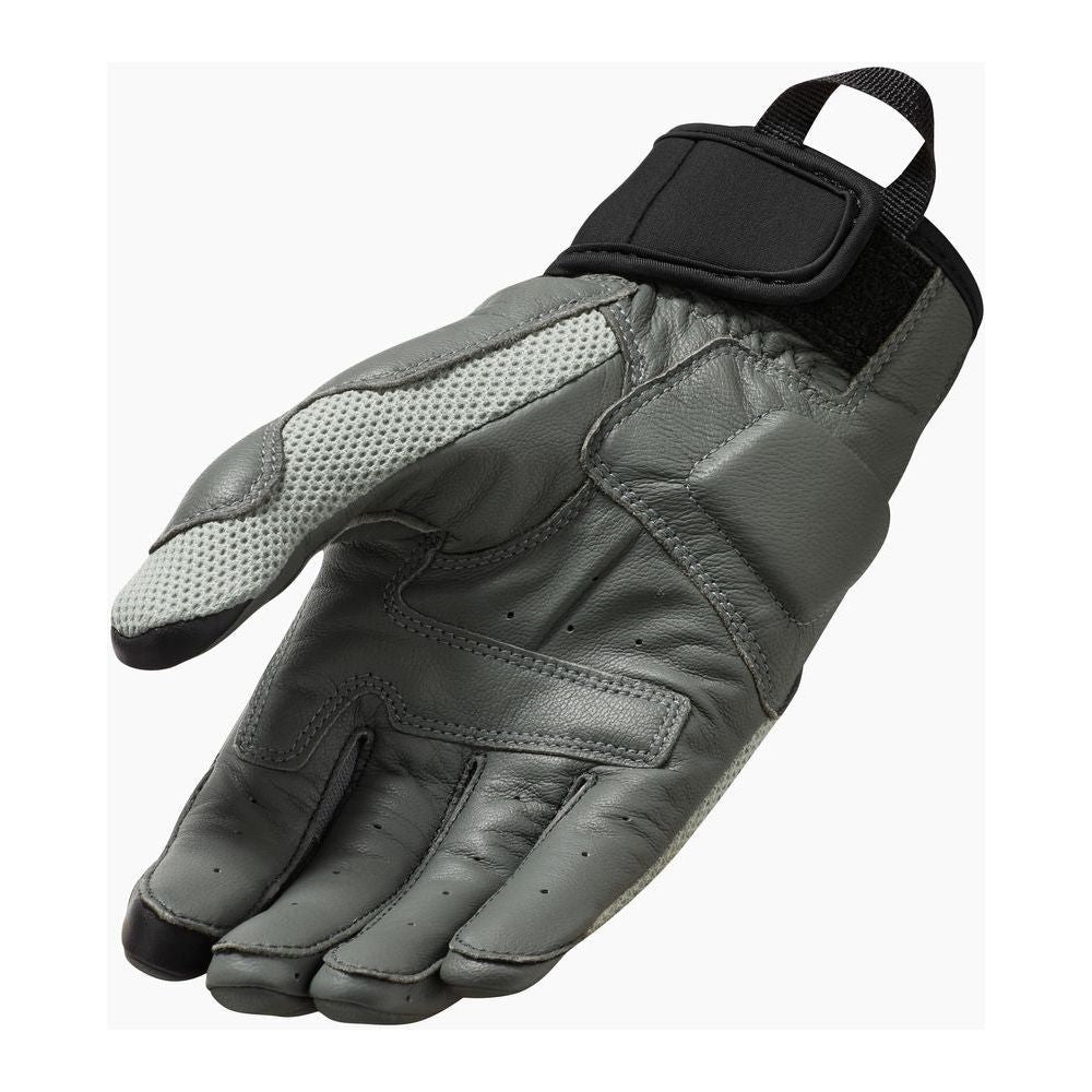 Rev'it! Caliber Leather Gloves Mid Grey