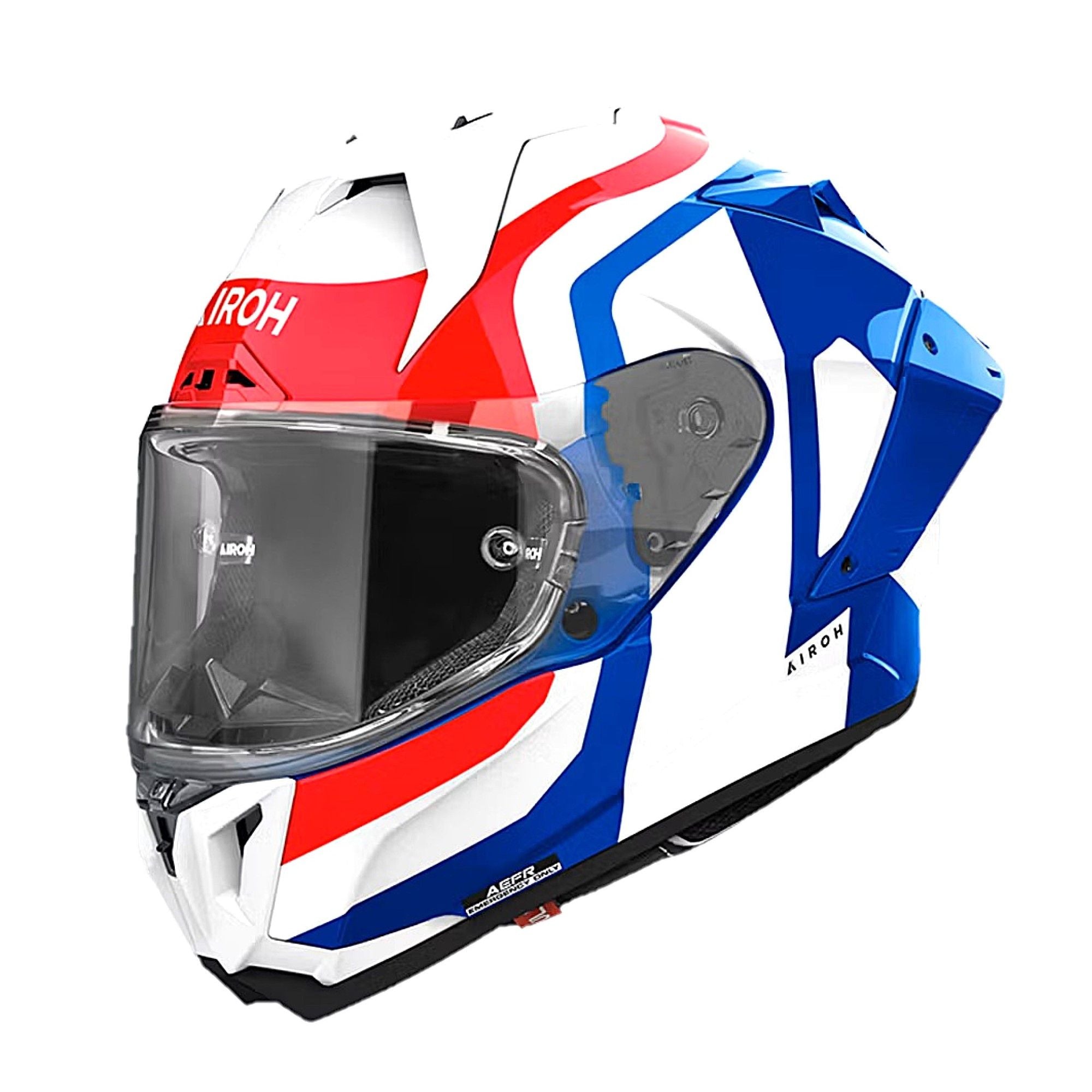 Airoh GP-800 Full Face Helmet Competition Gloss Blue / Red FREE 1 YEAR Returns, FREE UK Delivery | ThrottleChimp