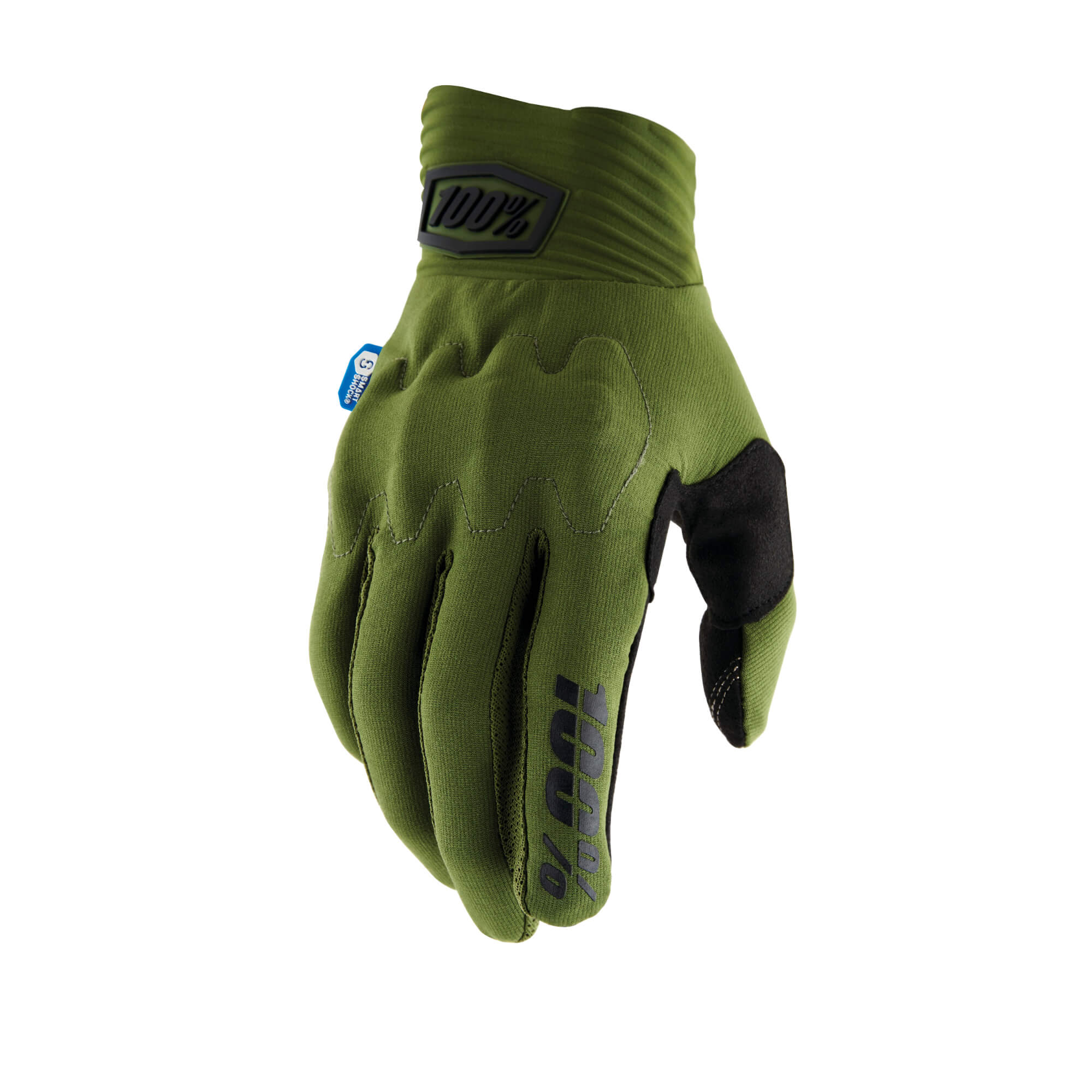 100% Cognito Smart Shock Gloves Army Green FREE 1 YEAR Returns, FREE UK Delivery | ThrottleChimp