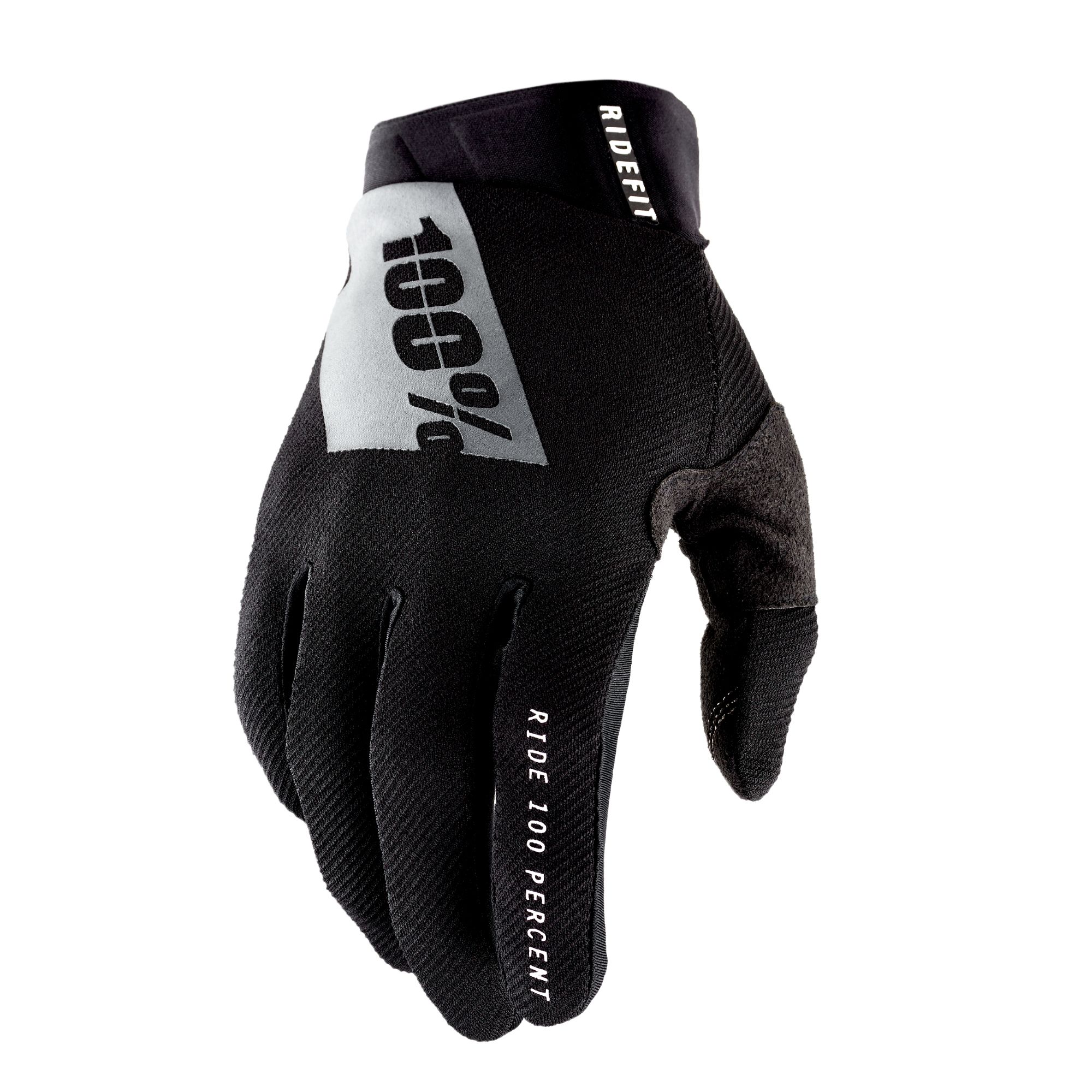 100% Ridefit Gloves Black FREE 1 YEAR Returns, FREE UK Delivery | ThrottleChimp