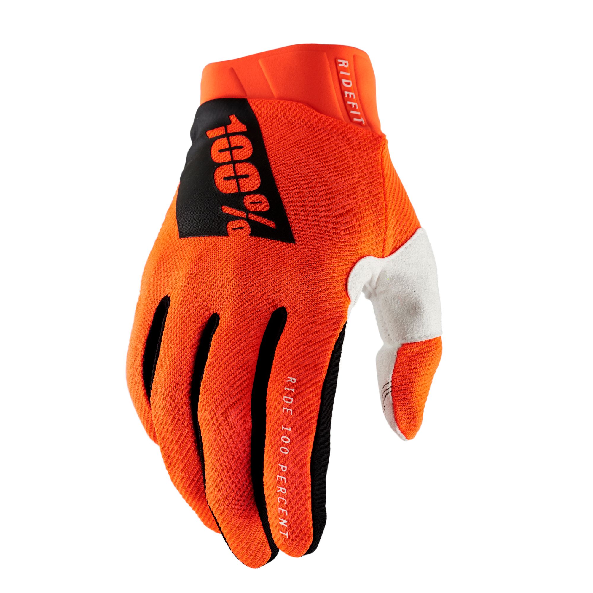 100% Ridefit Gloves Fluo Orange FREE 1 YEAR Returns, FREE UK Delivery | ThrottleChimp