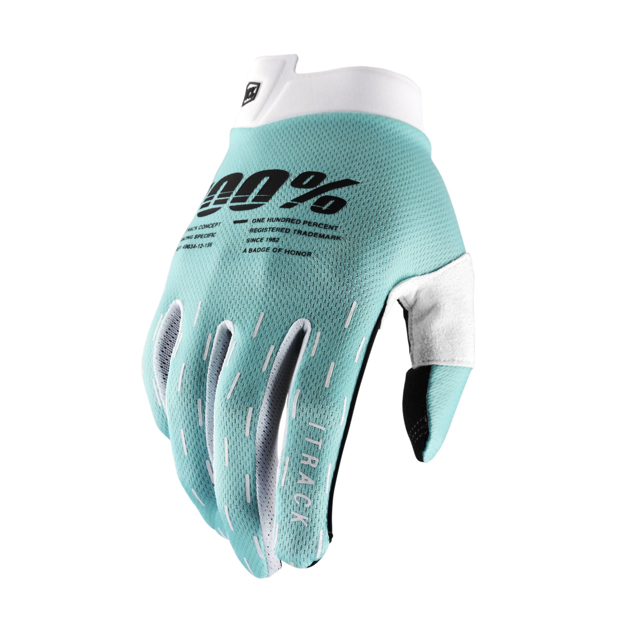 100% iTrack Gloves Aqua FREE 1 YEAR Returns, FREE UK Delivery | ThrottleChimp