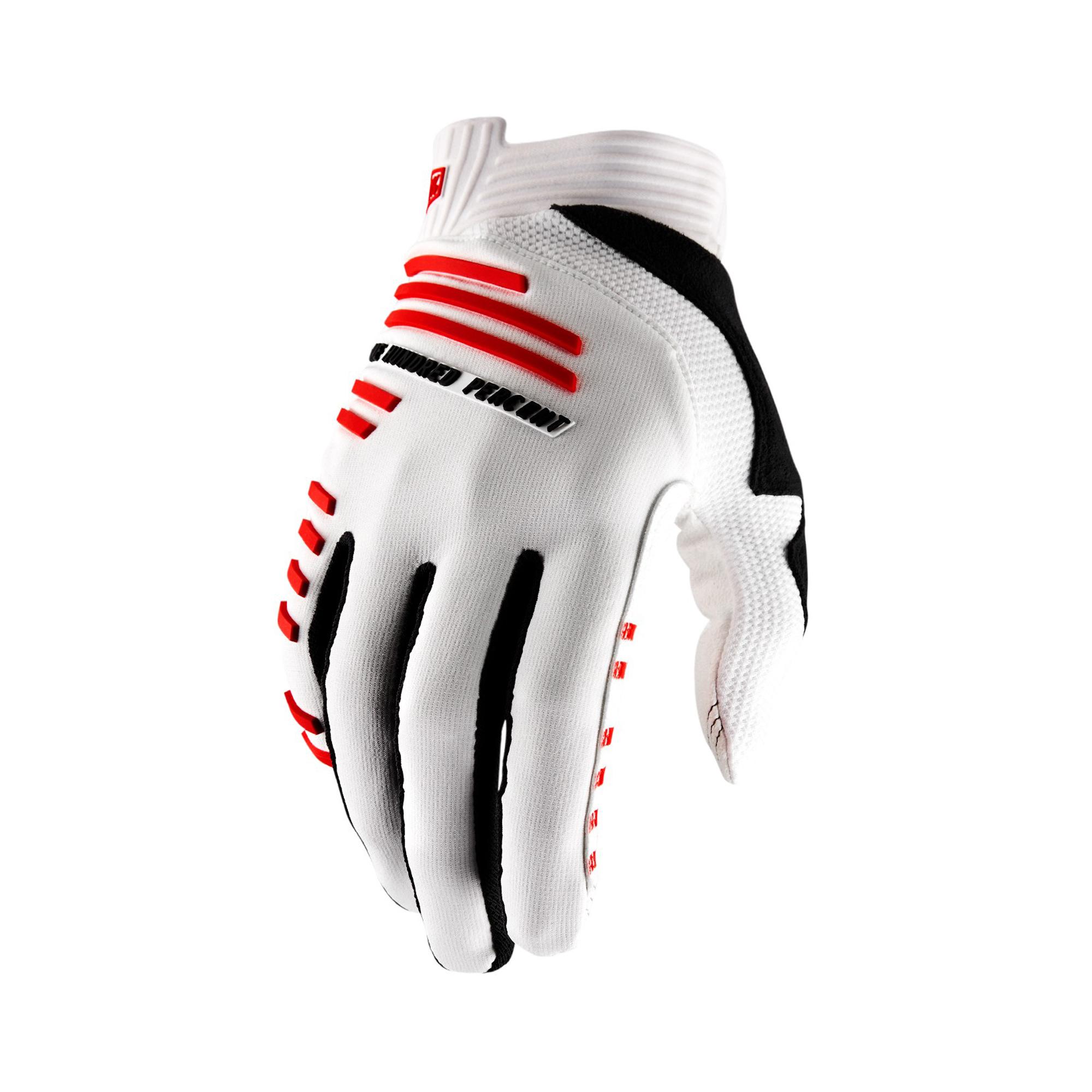 100% R-Core Gloves White FREE 1 YEAR Returns, FREE UK Delivery | ThrottleChimp