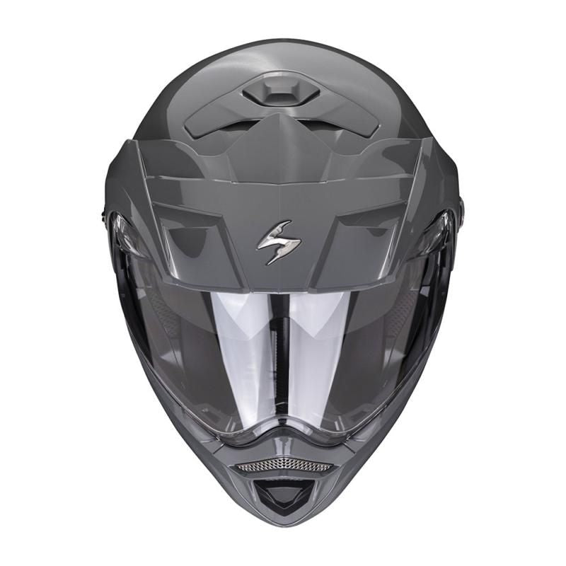 Scorpion ADX-2 Flip-Up Helmet Cement Grey FREE 1 YEAR Returns, FREE UK Delivery | ThrottleChimp