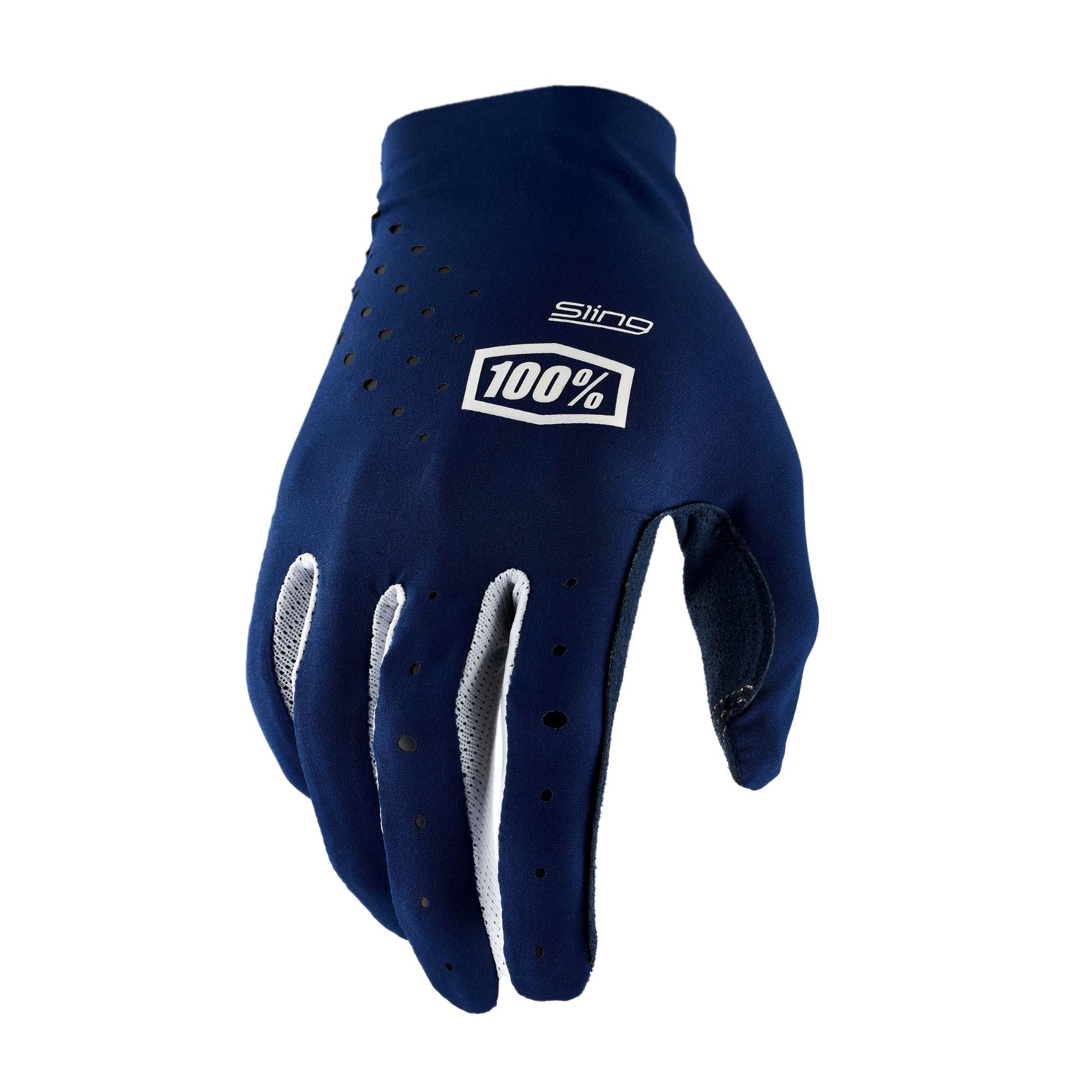 100% Sling MX Gloves Navy FREE 1 YEAR Returns, FREE UK Delivery | ThrottleChimp