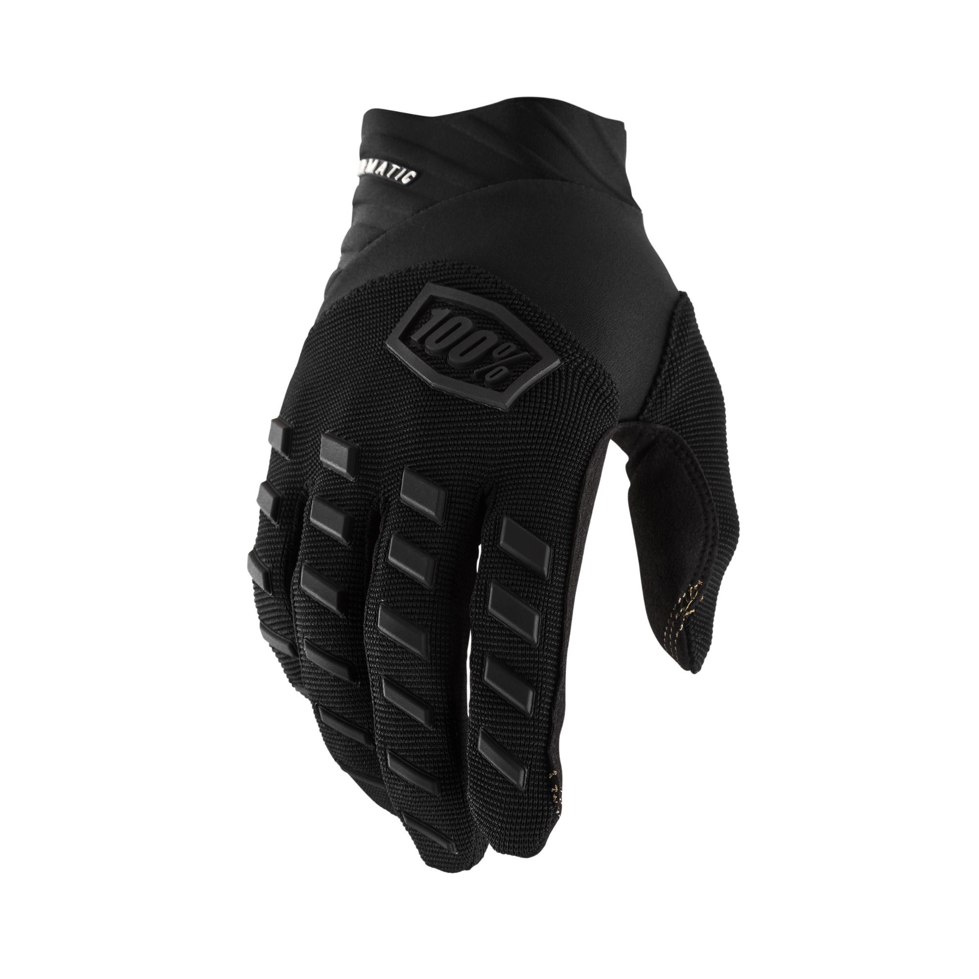 100% Airmatic Gloves Black / Charcoal FREE 1 YEAR Returns, FREE UK Delivery | ThrottleChimp