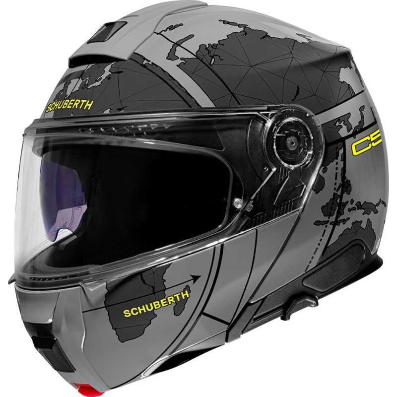 Schuberth C5 Flip-Up Helmet Globe Grey - ThrottleChimp
