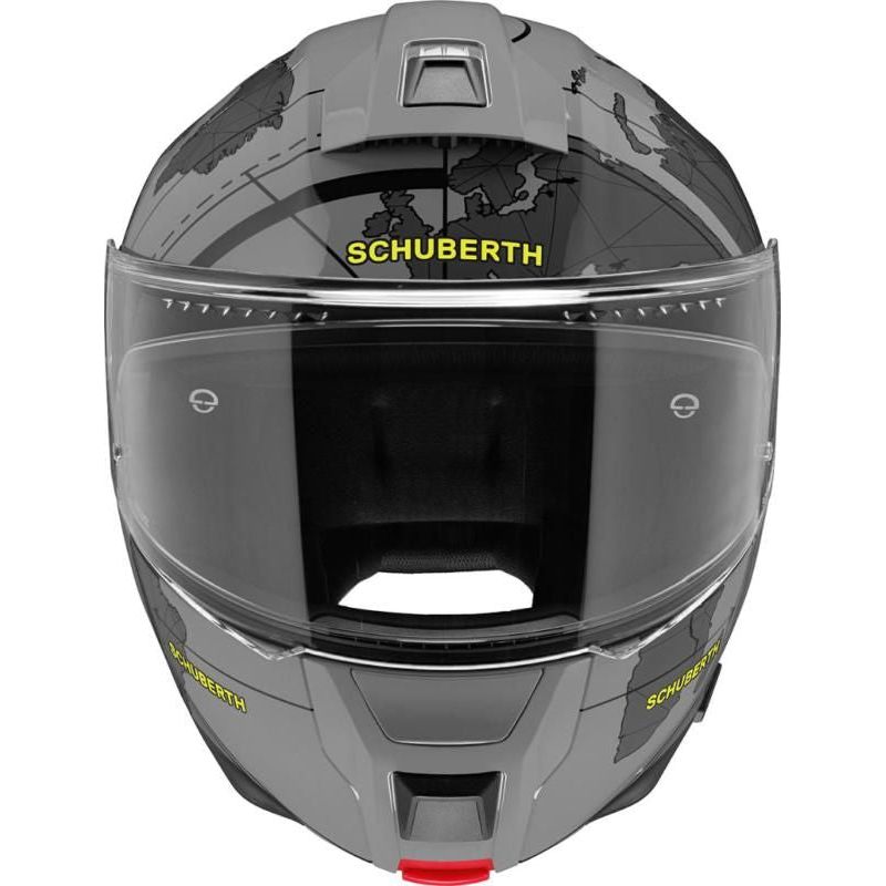 Schuberth C5 Flip-Up Helmet Globe Grey FREE 1 YEAR Returns, FREE UK Delivery | ThrottleChimp