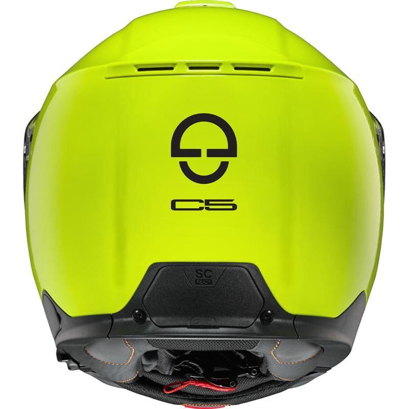 Schuberth C5 Flip-Up Helmet Fluo Yellow (Image 2) - ThrottleChimp