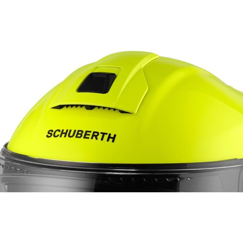 Schuberth C5 Flip-Up Helmet Fluo Yellow FREE 1 YEAR Returns, FREE UK Delivery | ThrottleChimp