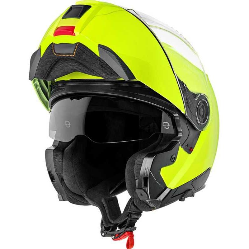 Schuberth C5 Flip-Up Helmet Fluo Yellow FREE 1 YEAR Returns, FREE UK Delivery | ThrottleChimp