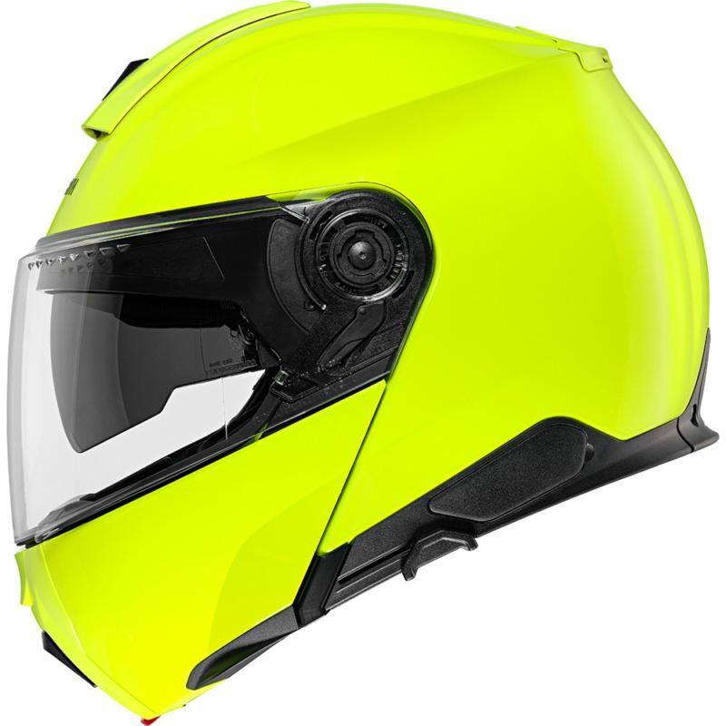 Schuberth C5 Flip-Up Helmet Fluo Yellow FREE 1 YEAR Returns, FREE UK Delivery | ThrottleChimp