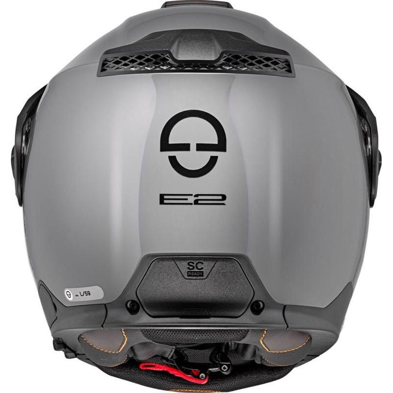 Schuberth E2 Flip-Up Helmet Concrete Grey FREE 1 YEAR Returns, FREE UK Delivery | ThrottleChimp