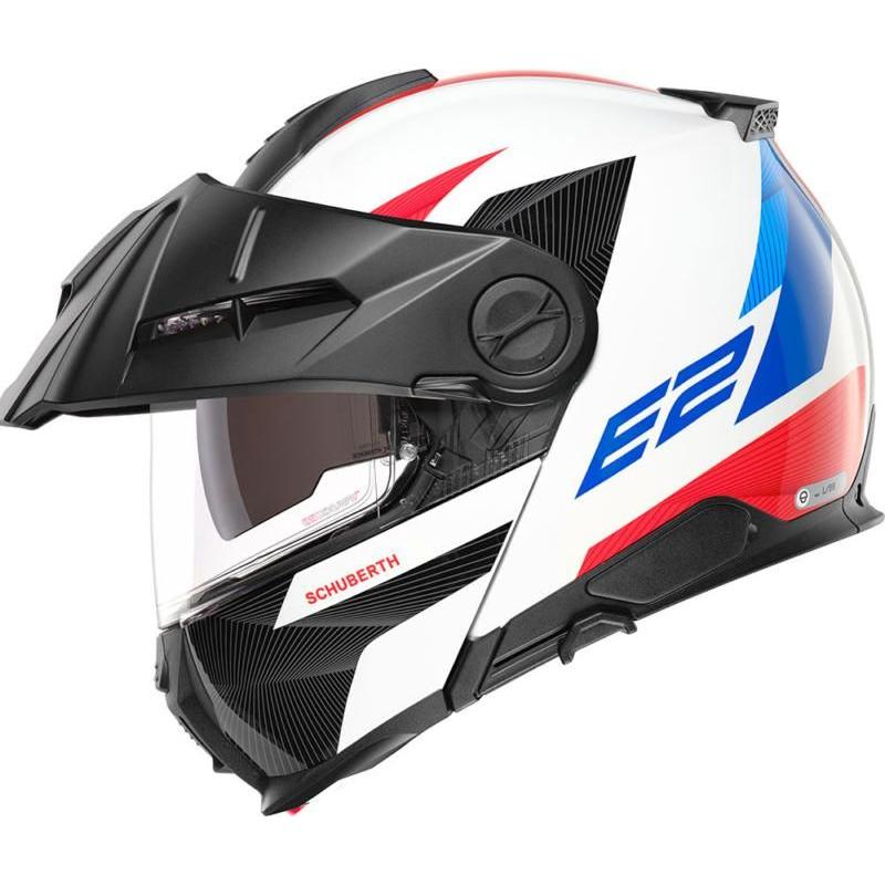 Schuberth E2 Defender Flip-Up Helmet White (Image 3) - ThrottleChimp