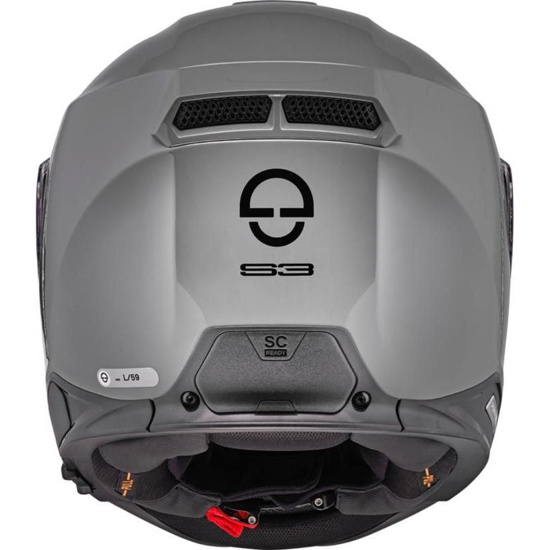 Schuberth S3 Full Face Helmet Concrete Grey (Image 4) - ThrottleChimp