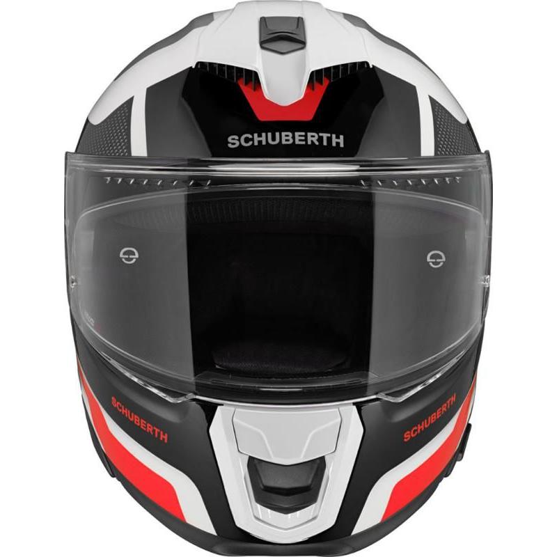 Schuberth S3 Daytona Full Face Helmet Red / White (Image 4) - ThrottleChimp