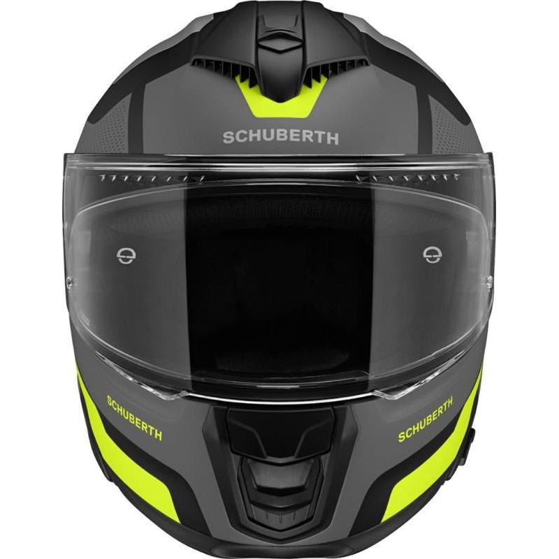 Schuberth S3 Daytona Full Face Helmet Yellow / Grey (Image 5) - ThrottleChimp