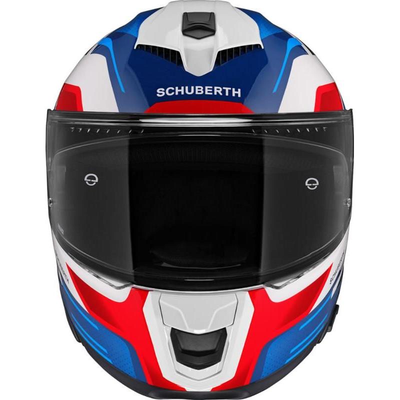 Schuberth S3 Storm Full Face Helmet Blue / White (Image 3) - ThrottleChimp