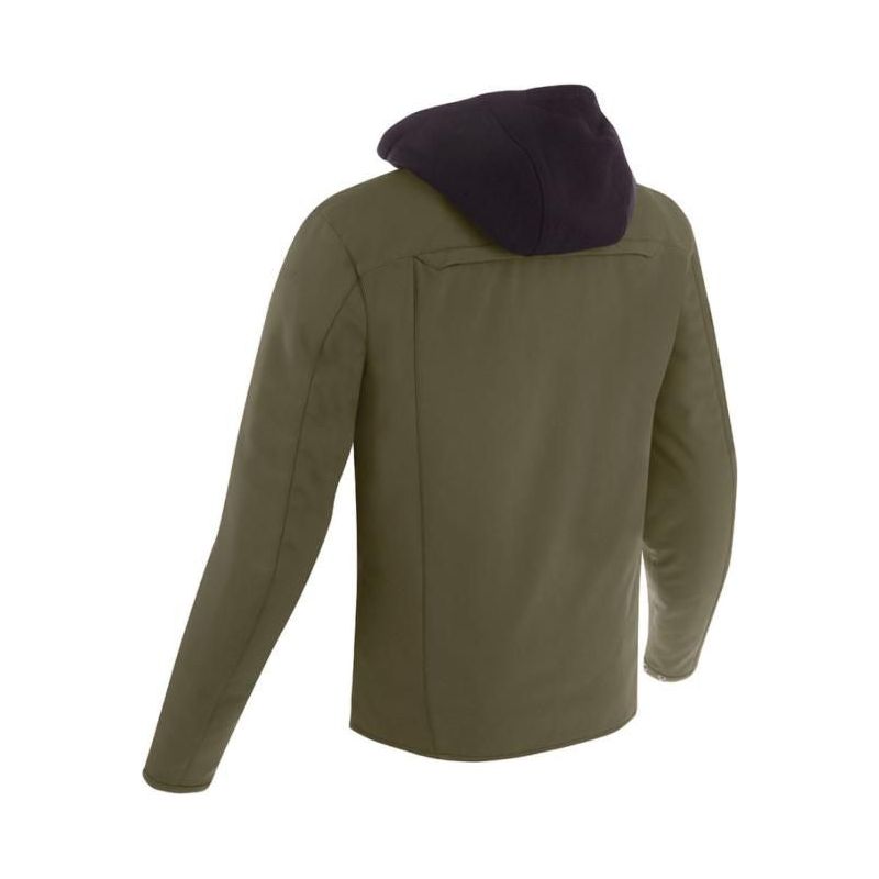 Bering Elite Hooded Textile Jacket Khaki FREE 1 YEAR Returns, FREE UK Delivery | ThrottleChimp