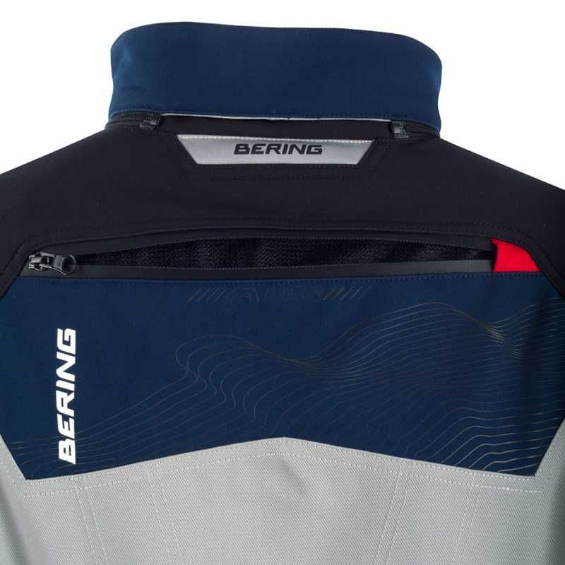 Bering Freeway Textile Jacket Grey / Blue (Image 5) - ThrottleChimp