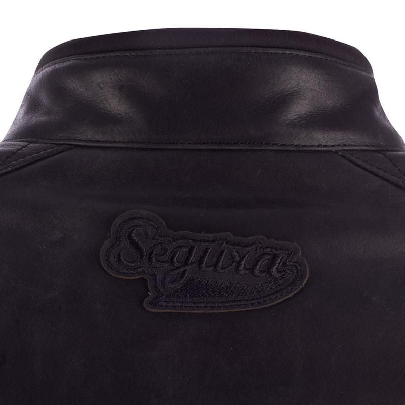 Segura Track Leather Jacket Black (Image 4) - ThrottleChimp