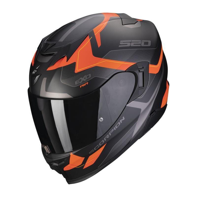 Scorpion EXO 520 Evo Air Elan Full Face Helmet Black / Orange - ThrottleChimp