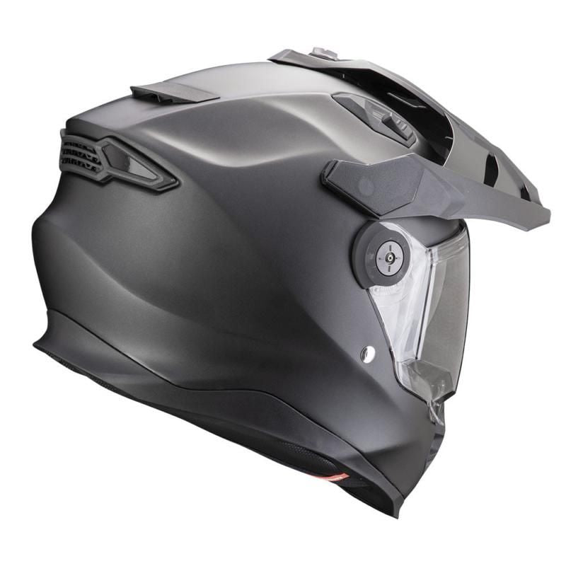 Scorpion ADF-9000 Adventure Helmet Matt Pearl Black (Image 2) - ThrottleChimp