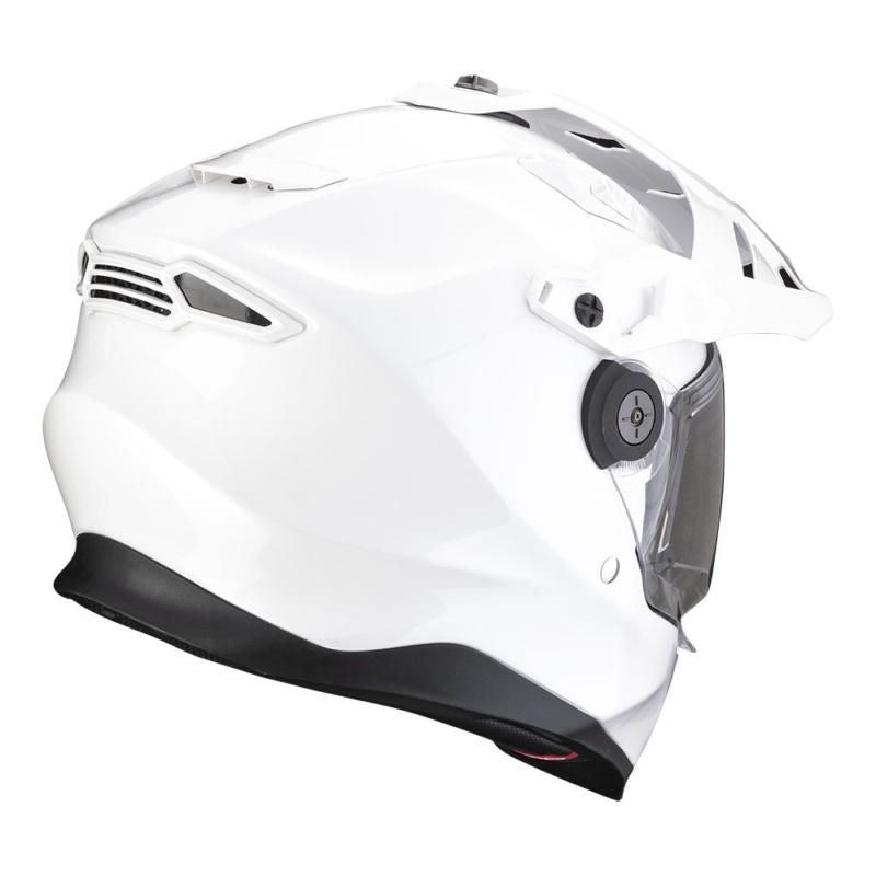 Scorpion ADF-9000 Adventure Helmet Pearl White (Image 3) - ThrottleChimp