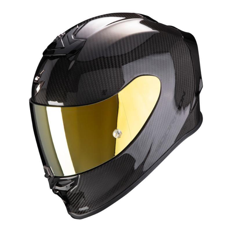 Scorpion EXO R1 Air Evo Carbon Full Face Helmet Gloss Black FREE 1 YEAR Returns, FREE UK Delivery | ThrottleChimp