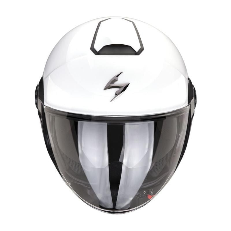 Scorpion EXO City 2 Open Face Helmet Gloss White (Image 2) - ThrottleChimp