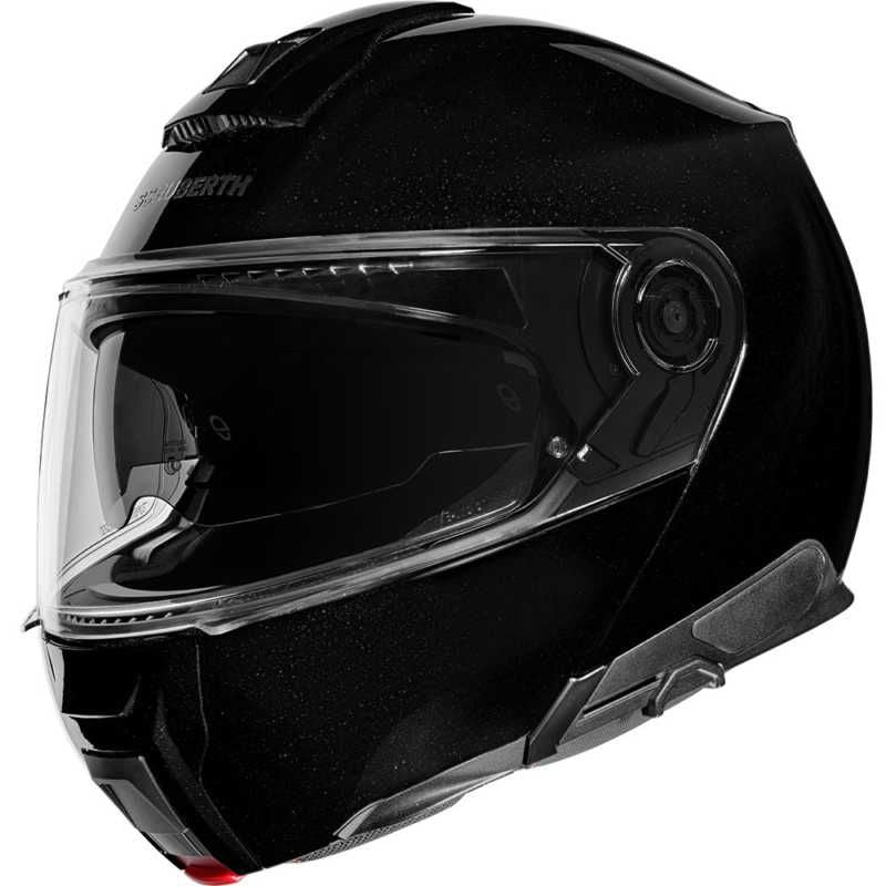 Schuberth C5 Flip-Up Helmet Gloss Black - ThrottleChimp