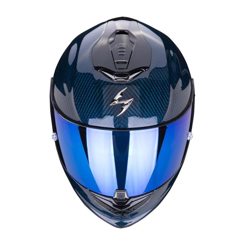 Scorpion EXO 1400 Evo Carbon Full Face Helmet Blue (Image 2) - ThrottleChimp