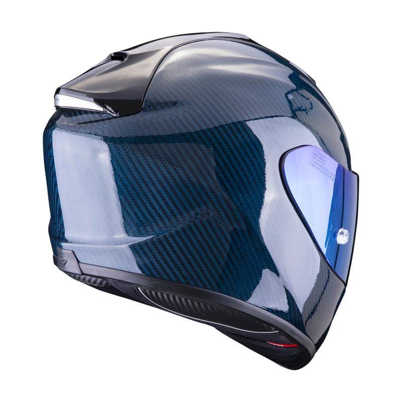 Scorpion EXO 1400 Evo Carbon Full Face Helmet Blue (Image 3) - ThrottleChimp