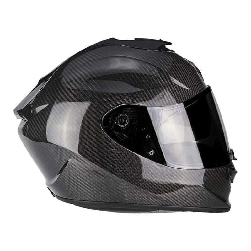 Scorpion EXO 1400 Evo Carbon Full Face Helmet Black (Image 2) - ThrottleChimp