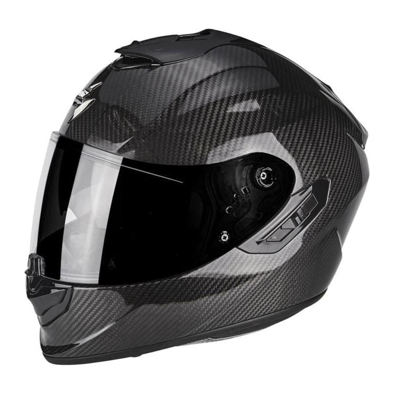 Scorpion EXO 1400 Evo Carbon Full Face Helmet Black - ThrottleChimp