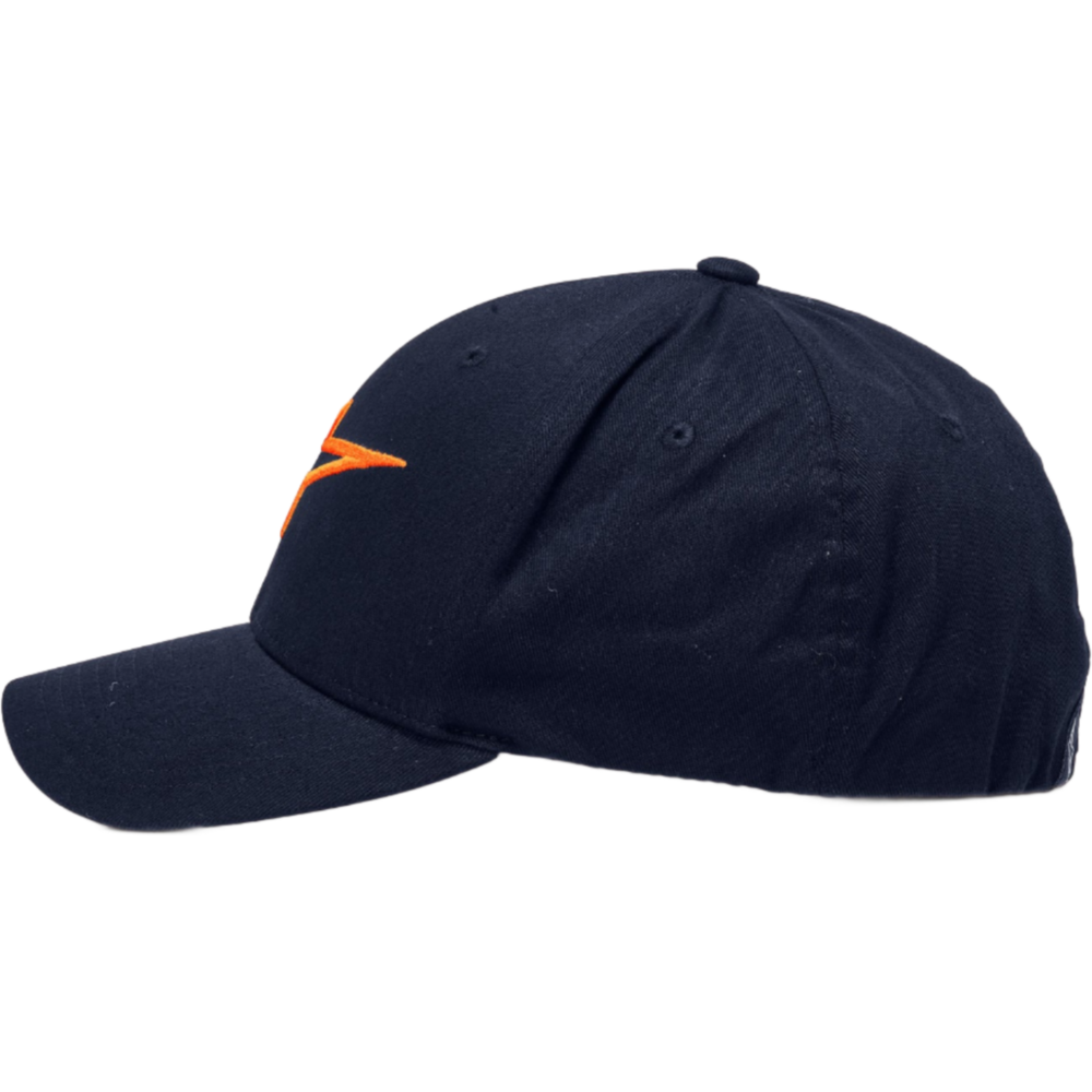 Alpinestars Ageless Curve Hat Navy / Orange FREE 1 YEAR Returns, FREE UK Delivery | ThrottleChimp