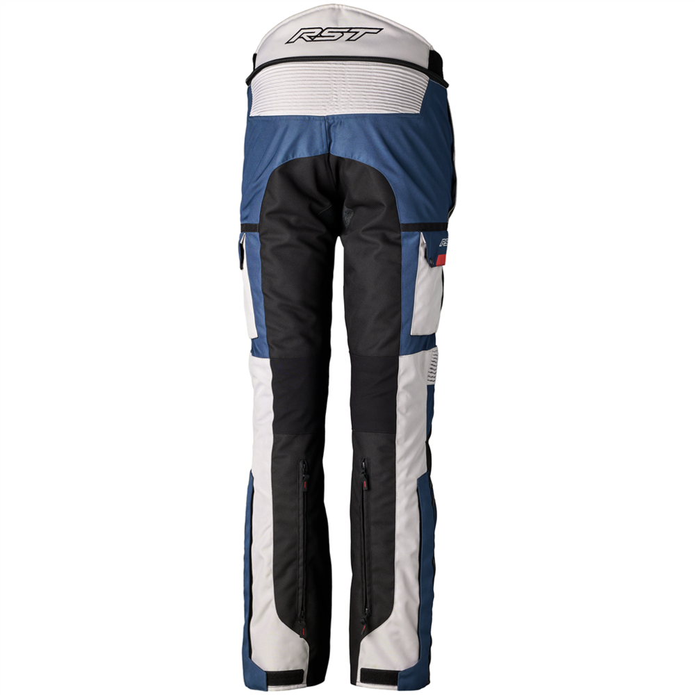 RST Pro Series Adventure-X CE Ladies Textile Jeans Silver / Blue / Red (Image 2) - ThrottleChimp