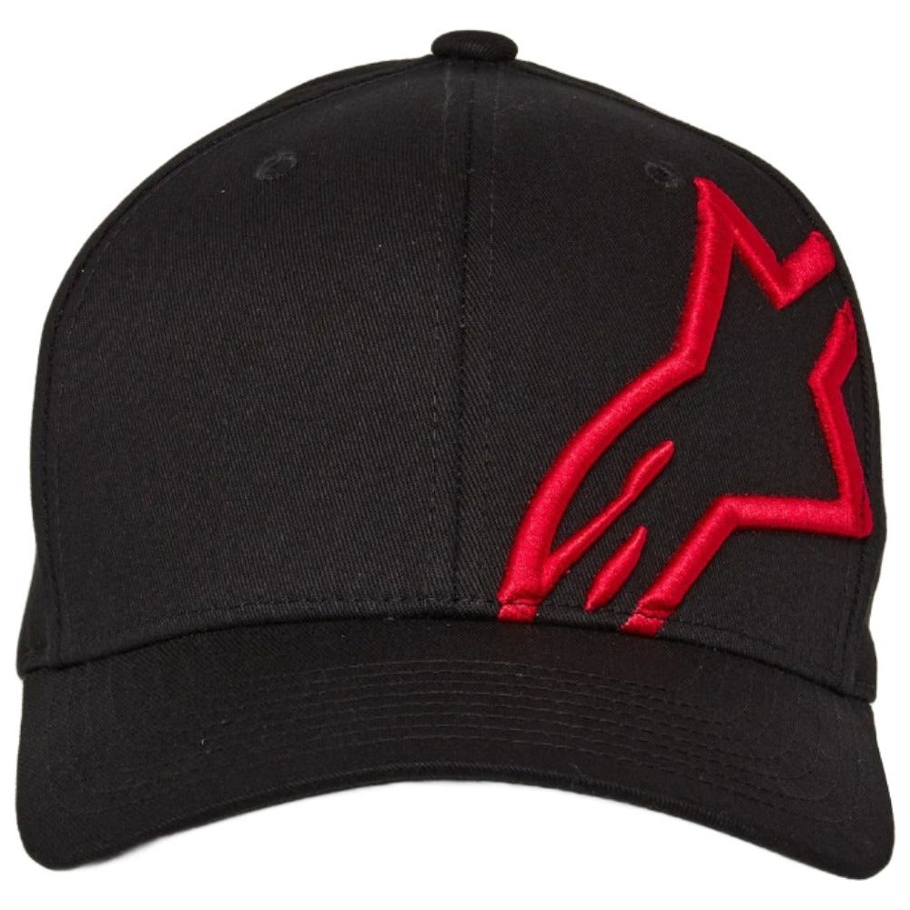 Alpinestars Corp Shift 2 Flexfit Cap Black / Red (Image 3) - ThrottleChimp