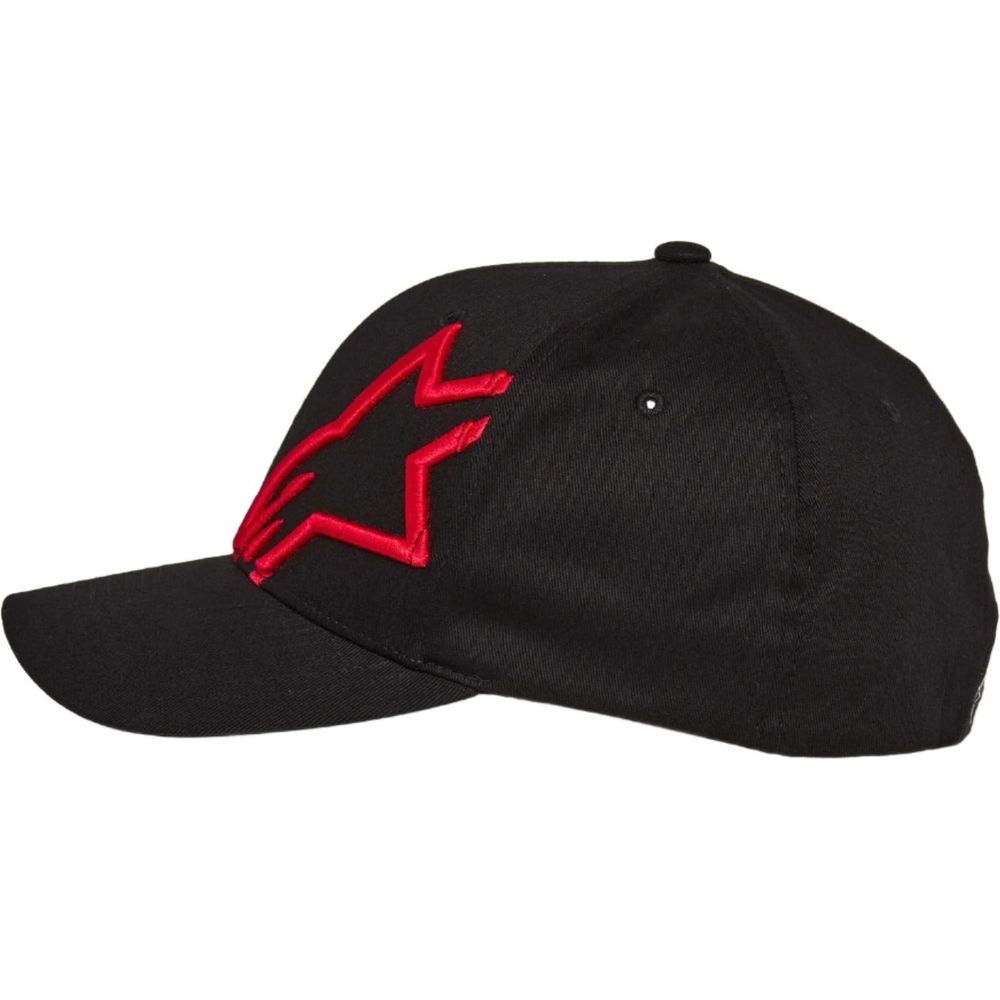 Alpinestars Corp Shift 2 Flexfit Cap Black / Red (Image 2) - ThrottleChimp